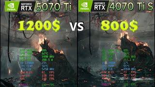 RTX 5070 Ti vs RTX 4070 Ti S | Worth it this upgrade ? | 4K Ultra |