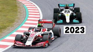 Mercedes F1 2023 vs Super Formula 2022 - Suzuka GP