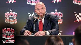 Triple H says “never say never” about one more Goldberg match: Bad Blood Press Conference highlights