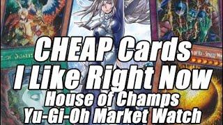 CHEAP Cards I Like Right Now! House of Champs Yu-Gi-Oh Market Watch