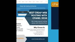 Best Cheap Web Hosting with cPanel 2024