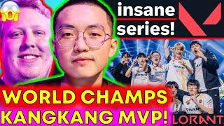 Pros REACT to EDward Gaming WORLD CHAMPS!!  VCT News