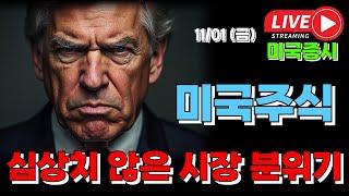 11/01 금 ( 실시간 라이브 ) 미국주식 심상치 않은 시장 분위기 I 미국주식 대응 및 전략