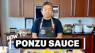 How To Make Ponzu Sauce From My Master