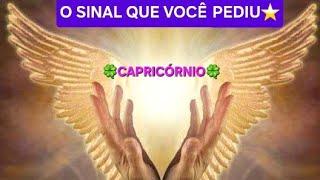 CAPRICÓRNIO ⭐️O SINAL QUE VOCÊ PEDIU  