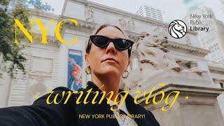 Writing at the NEW YORK PUBLIC LIBRARY in the Rose Reading Room | NYC Vlog ️