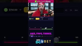 Making $1,000 in 4 Clicks!! #shorts #dice #roobet #boxing