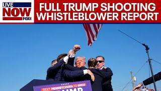 Trump Rally Shooting FULL Whistleblower Report from Josh Hawley with MASSIVE Secret Service failures