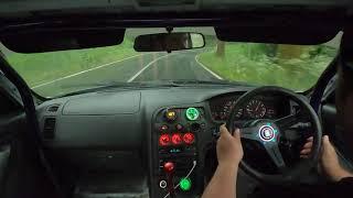 Nissan Skyline R33 Onboard Street Drifting Slippery Road | Midnight Club