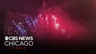 New Year's Eve celebrations around downtown Chicago