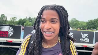 Aleia Hobbs Talks Running Less Races in 2024 After 10.88 100m Win at the Adidas Atlanta City Games