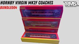 Awesome Hornby Virgin MK2F Coaches - 4 Coach Bundle - FO, SO , BSO