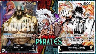Rob Lucci VS Black/Yellow Luffy | One Piece TCG | OP07 Gameplay