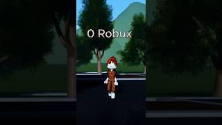 0 Robux  #roblox #robloxedit