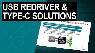 USB Redriver and Type-C Solutions