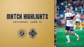 HIGHLIGHTS: New England Revolution vs. Vancouver Whitecaps FC | June 15, 2024