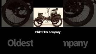 Oldest Car Company