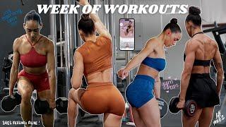 WEEK OF WORKOUTS | MY TRAINING SPLIT | Upper body & Lower body workouts | LIFT with Libby