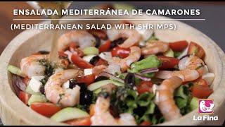 Ensalada mediterránea de camarones