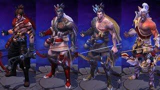 All the Hanzo Skins in Heroes of the Storm! Hanzo Mains Rejoice!