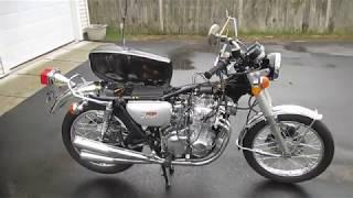 Restored 1974 Honda CB350 Four - Carb Sync Review