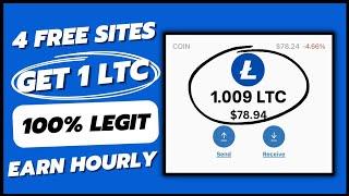 Claim 1 Free LTC - NO Deposit: 4 Litecoin Sites! (Payments Proofs Included)
