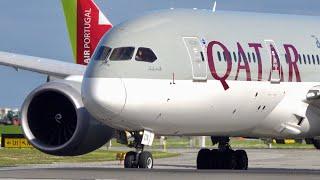 *Captain Waving* QATAR Airways Boeing 787-8 Takeoff to Doha