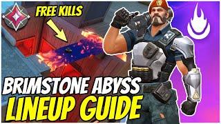 Brimstone Abyss Lineups - Must Know Post-plant Lineups