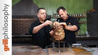 Schweinegyros - griechisches altes traditionelles Rezept und Zubereitung | Grill philosophy