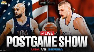 LIVE: Team USA vs. Serbia Olympics Postgame Show | The Garden Report