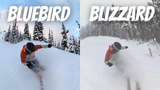 Weather changes fast when skiing Whistler