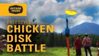 Freestyle Chicken Disk Battle - Travel Game | Outside Inside