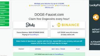 DOGE-Faucet | Claim free Dogecoins every hour! |