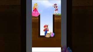 Mario's Best Match: Peach or Pomni? #shorts #story #trending #viral