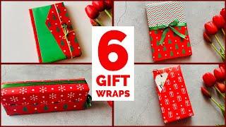 6 Stunning Gift Wrapping Ideas | DIY Christmas Gift Packing | Creative Gift Wraps #giftwrap