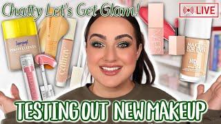 CHATTY LET'S GET GLAM TESTING OUT NEW MAKEUP!