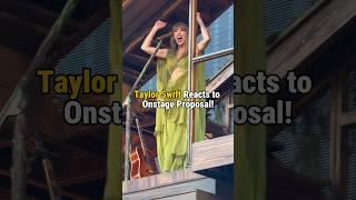 Taylor Swift's Reaction to Onstage Proposal - Eras Tour Edinburgh #taylorswift #shorts