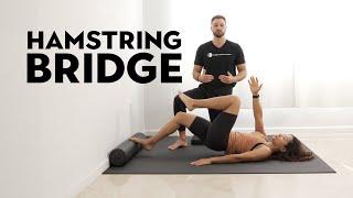 Hamstring Bridge With Crossover Reach (Pelvic Magic)