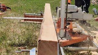 off-grid log to lumber with Norwood PM14 sawmill