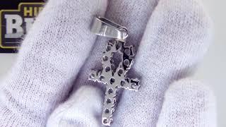 Never Fade 3MM CZ Ankh Cross Stainless Steel Bling Bling | Hip Hop Jewelry | HP8033S