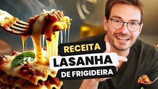 Como fazer LASANHA NA FRIGIDEIRA em 10 minutos (RECEITA FÁCIL)