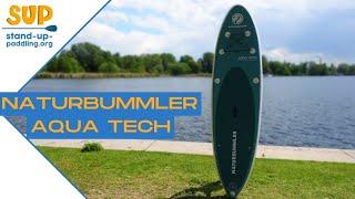 Naturbummler Aqua Tech SUP // Das CO2 Neutrale SUP Board // SUP Board Test