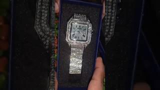 PINTIME iced out watch unboxing // diamond watch // royal watch #shorts #unboxing #youtubeshorts