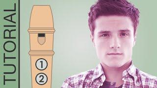 Josh Hutcherson Whistle Meme - Recorder Flute Tutorial