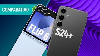 GALAXY Z FLIP 6 vs S24 PLUS: DOBRÁVEL ou CELULAR PADRÃO tem MELHOR CUSTO-BENEFÍCIO? | Comparativo