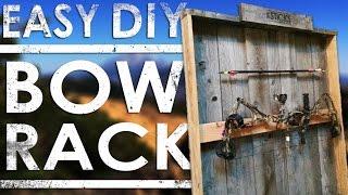 How To Make A Homemade Bow Rack | DIY Bow Rack | The Sticks Outfitter | EP. 8