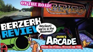 Stern Berzerk Arcade Game Review at Funspot Arcade 1980 - Pac-Man Cabaret Restore update