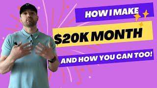 How I'm making $20,000+ a month from home - Running Facebook ads for business owners.