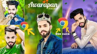 सबसे आसान तरीका online photo editing || one click photo editing || online cb photo editing || #viral