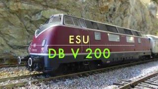 HO ESU (Loksound) DB V200 w/ smoke First Run!